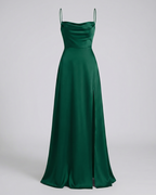 Damen Maxikleid mit Beinschlitz fließend – elegant für besondere Anlässe | Saga