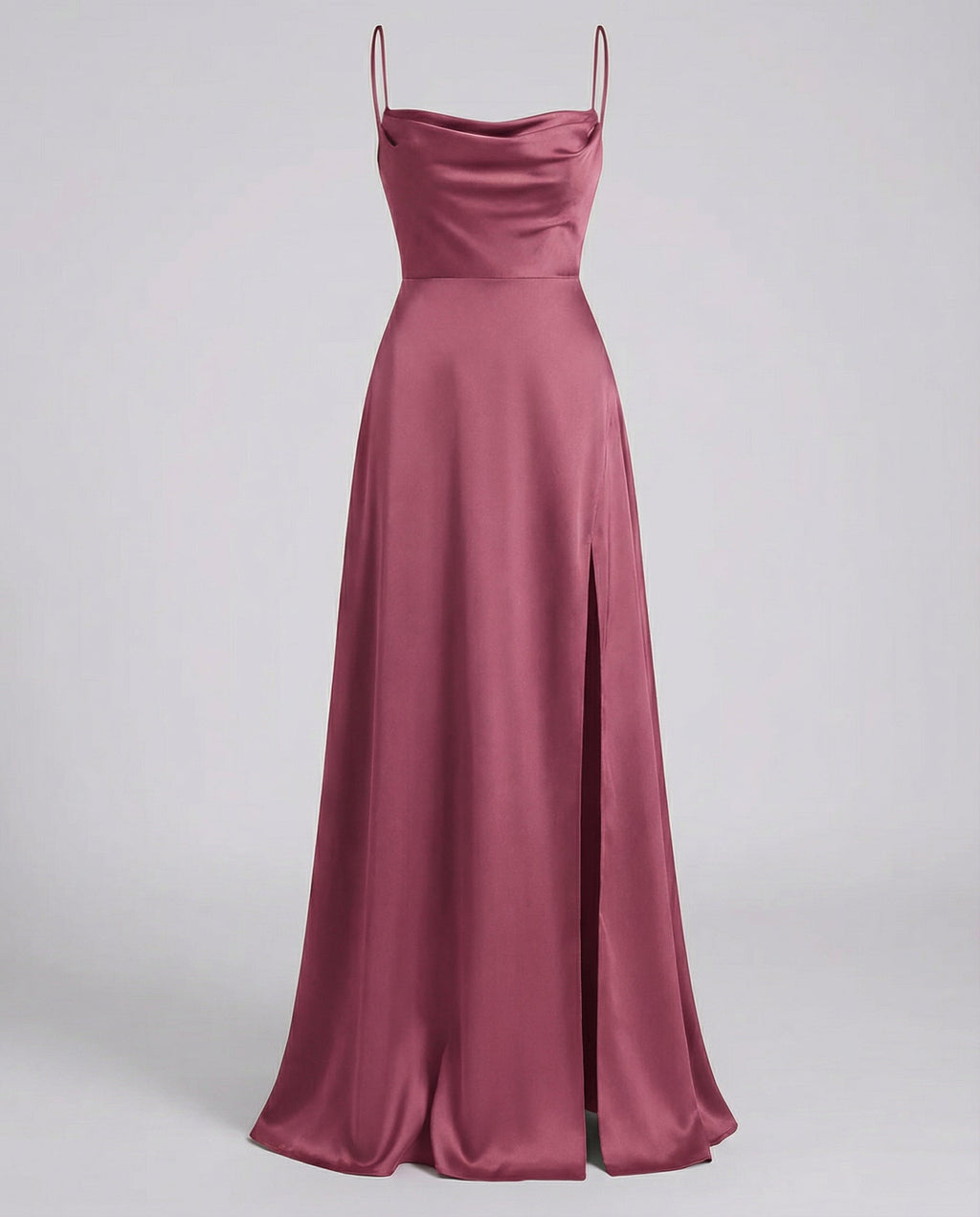 Damen Maxikleid mit Beinschlitz fließend – elegant für besondere Anlässe | Saga