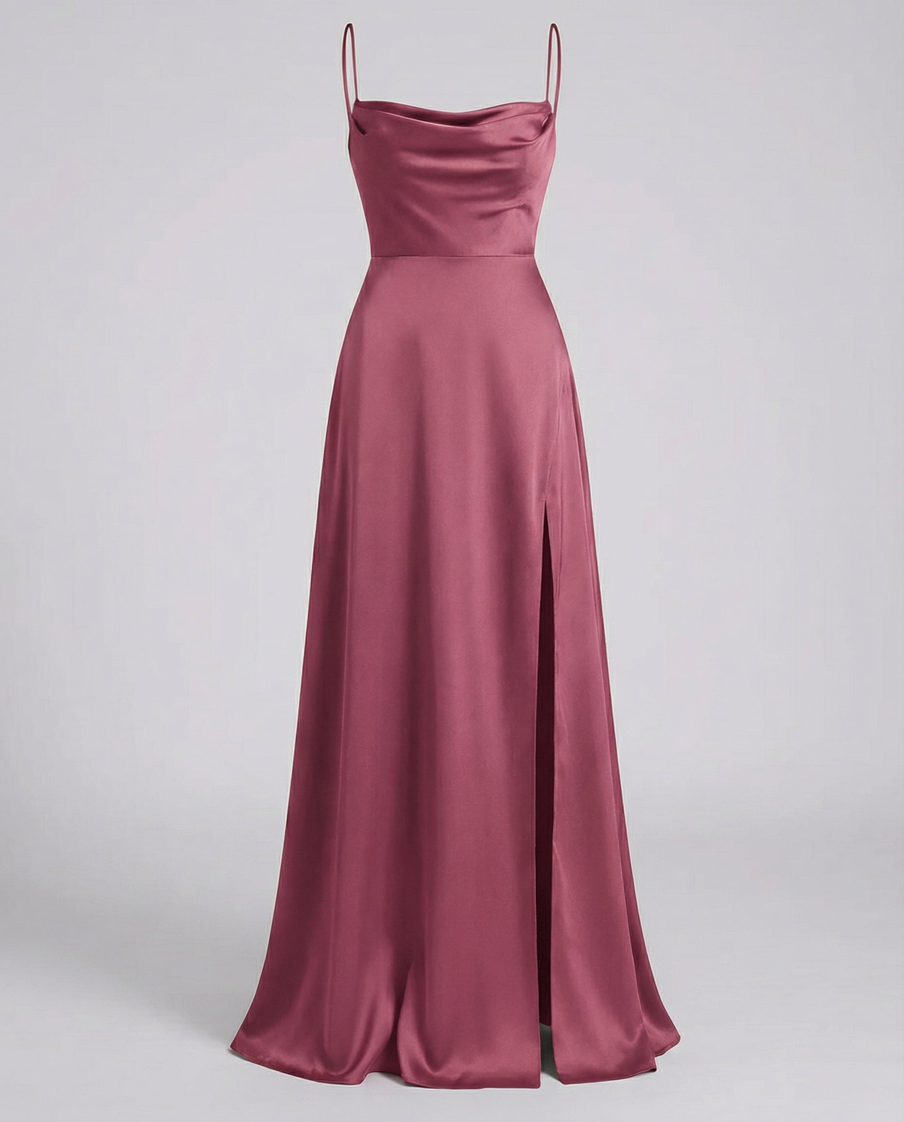 Damen Maxikleid mit Beinschlitz fließend – elegant für besondere Anlässe | Saga