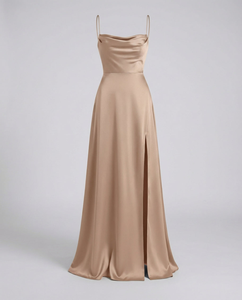 Damen Maxikleid mit Beinschlitz fließend – elegant für besondere Anlässe | Saga