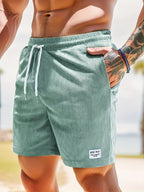 Herren Badeshorts Streifenmuster – leicht für Strand & Sommer | Kelcy