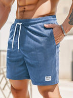 Herren Badeshorts Streifenmuster – leicht für Strand & Sommer | Kelcy