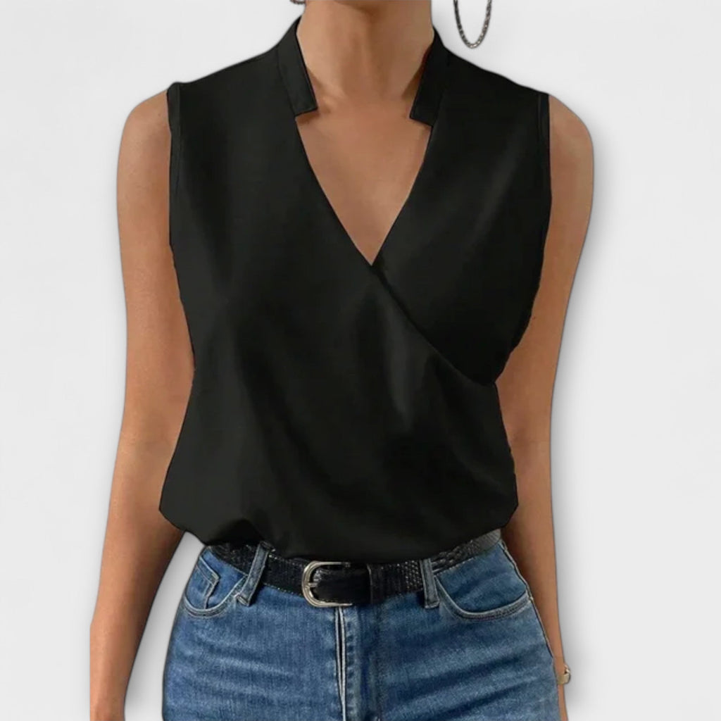 Damen Bluse V-Ausschnitt – leichter Sommerlook für jeden Tag | Elizabeth