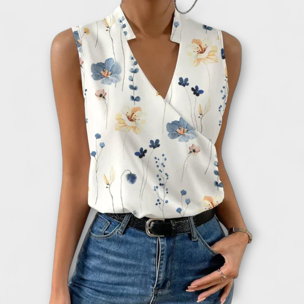 Damen Bluse V-Ausschnitt – leichter Sommerlook für jeden Tag | Elizabeth