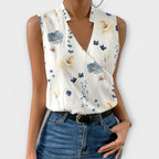 Damen Bluse V-Ausschnitt – leichter Sommerlook für jeden Tag | Elizabeth