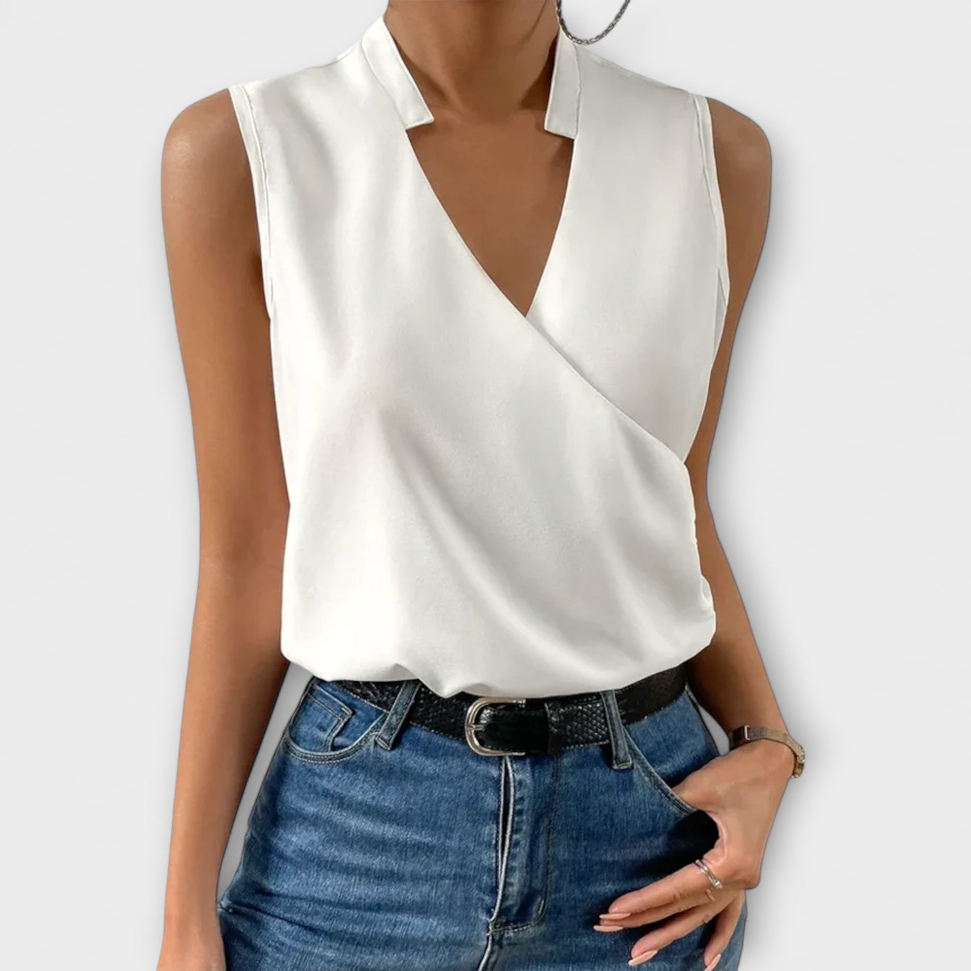 Damen Bluse V-Ausschnitt – leichter Sommerlook für jeden Tag | Elizabeth