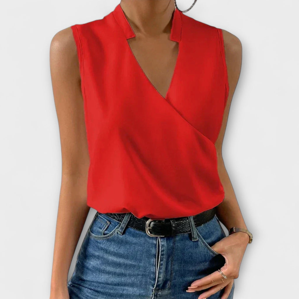 Damen Bluse V-Ausschnitt – leichter Sommerlook für jeden Tag | Elizabeth