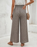 Damen Palazzohose hohe Taille – weites Bein mit fließendem Fall | Nika