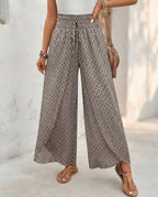 Damen Palazzohose hohe Taille – weites Bein mit fließendem Fall | Nika