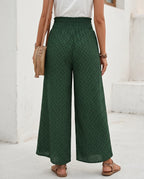 Damen Palazzohose hohe Taille – weites Bein mit fließendem Fall | Nika