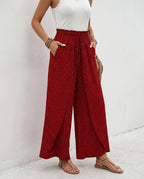 Damen Palazzohose hohe Taille – weites Bein mit fließendem Fall | Nika