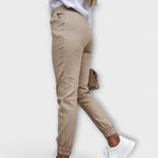 Damen Hose hoher Elastikbund Stretch – bequem für den Alltag | Yuna