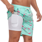 Herren Badeshorts schnelltrocknend mit Innenfutter – für Strand & Pool | Noah