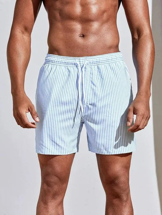 Herren Badeshorts schnelltrocknend gestreift – für Strand & Pool | Paul