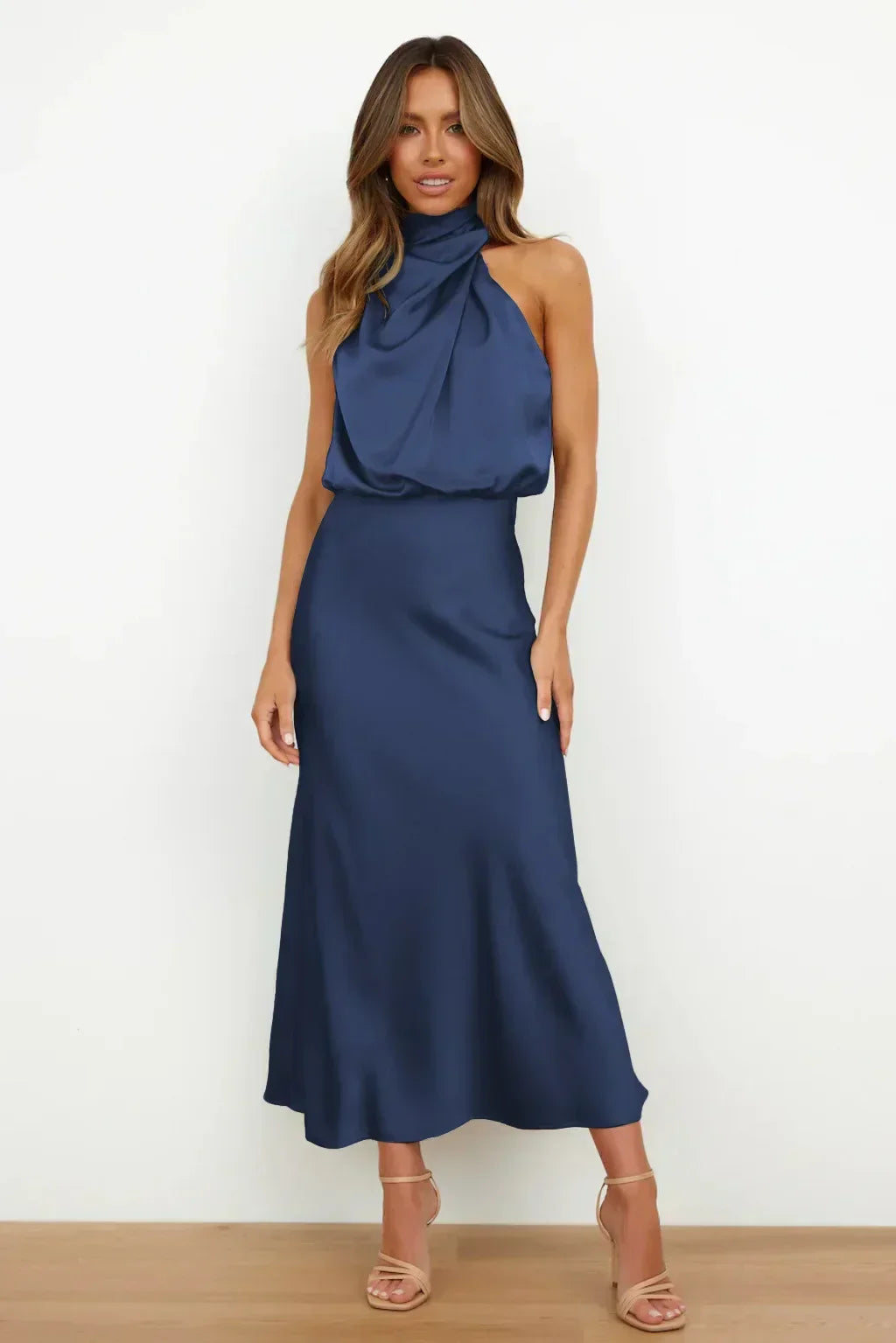 Damen Abendkleid Neckholder – festlich elegant für Hochzeit und Gala | Regina