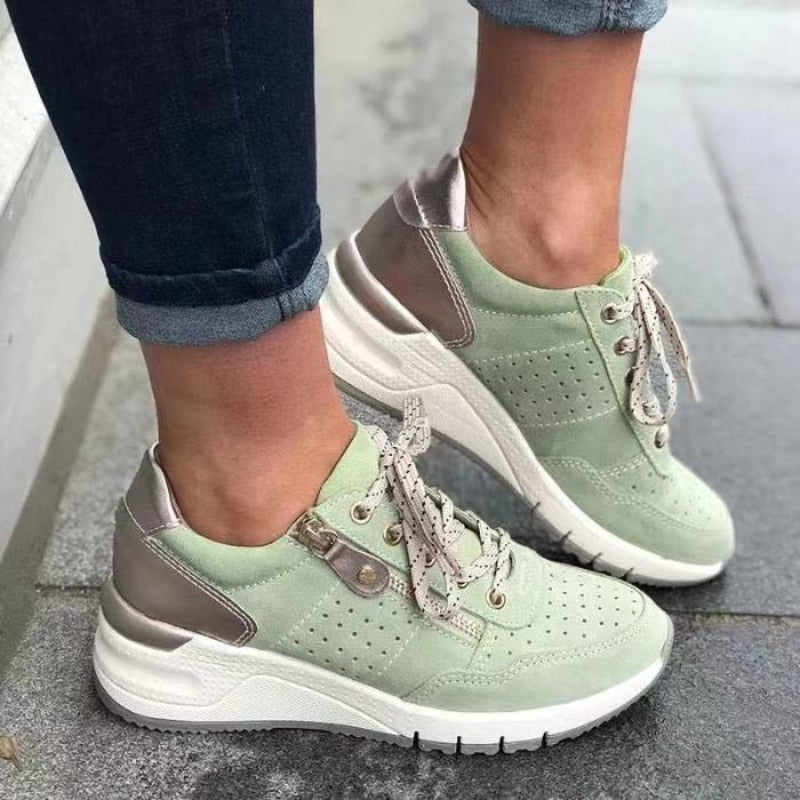 Damen Wanderschuhe orthopädisch mit Fußbett – atmungsaktiv, rutschfest, für Reise und Alltag | Gabriella