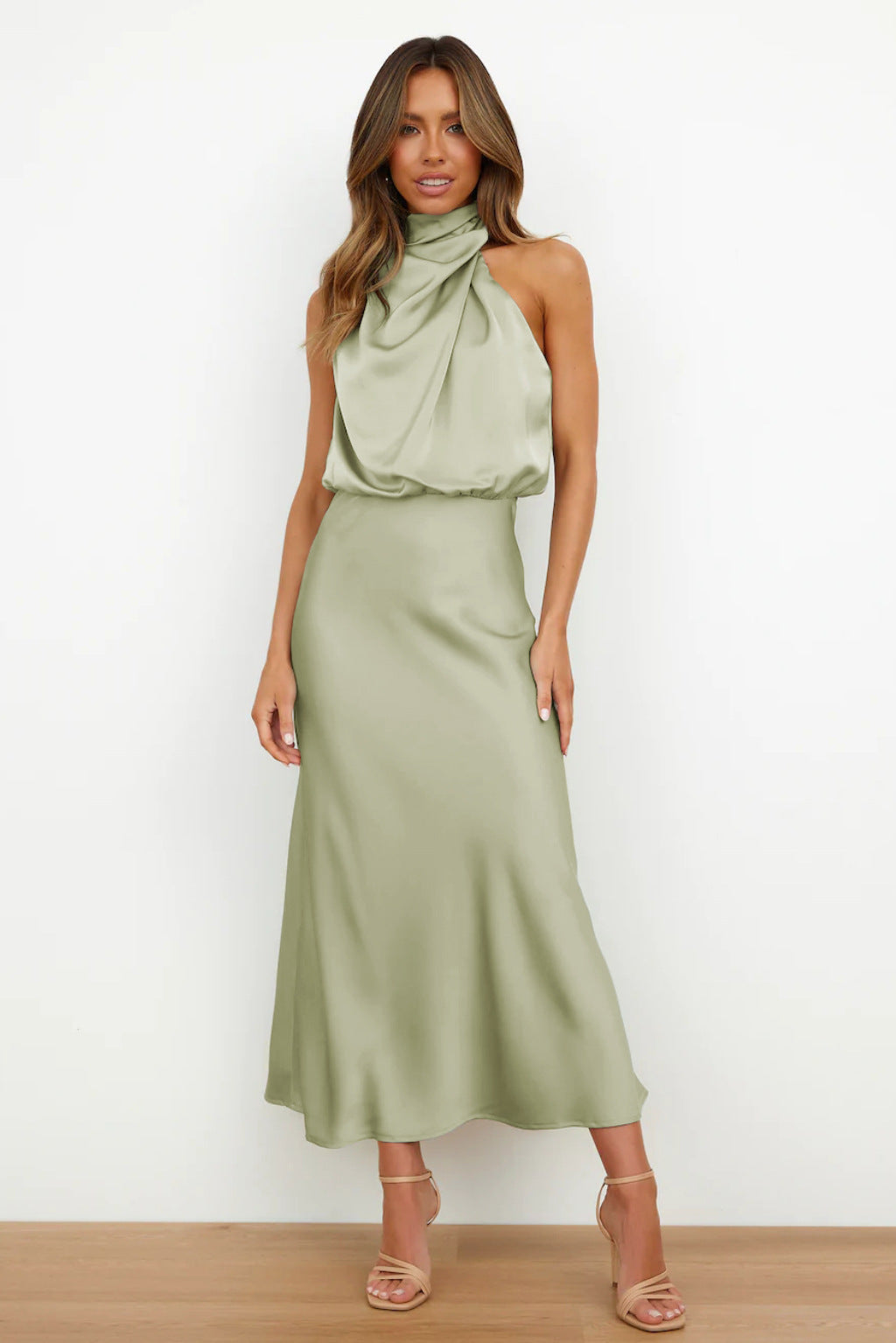 Damen Abendkleid Neckholder – festlich elegant für Hochzeit und Gala | Regina