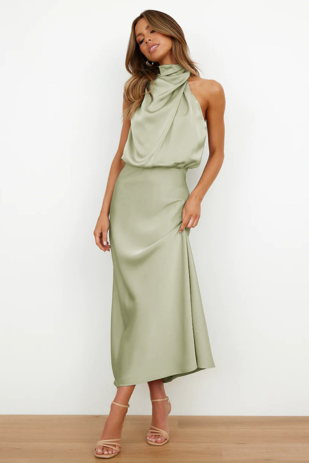 Damen Abendkleid Neckholder – festlich elegant für Hochzeit und Gala | Regina