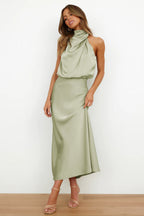 Damen Abendkleid Neckholder – festlich elegant für Hochzeit und Gala | Regina