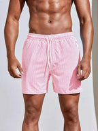 Herren Badeshorts schnelltrocknend gestreift – für Strand & Pool | Paul