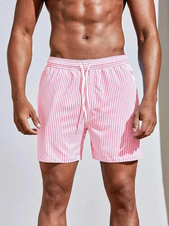 Herren Badeshorts schnelltrocknend gestreift – für Strand & Pool | Paul