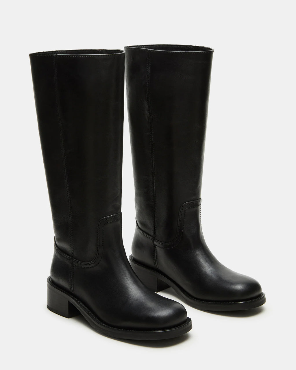 Damen Langschaftstiefel Kunstleder Blockabsatz – vielseitig für Alltag & Abend | Noah