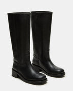 Damen Langschaftstiefel Kunstleder Blockabsatz – vielseitig für Alltag & Abend | Noah