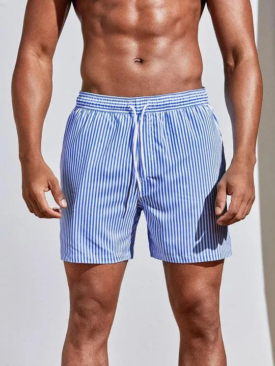 Herren Badeshorts schnelltrocknend gestreift – für Strand & Pool | Paul