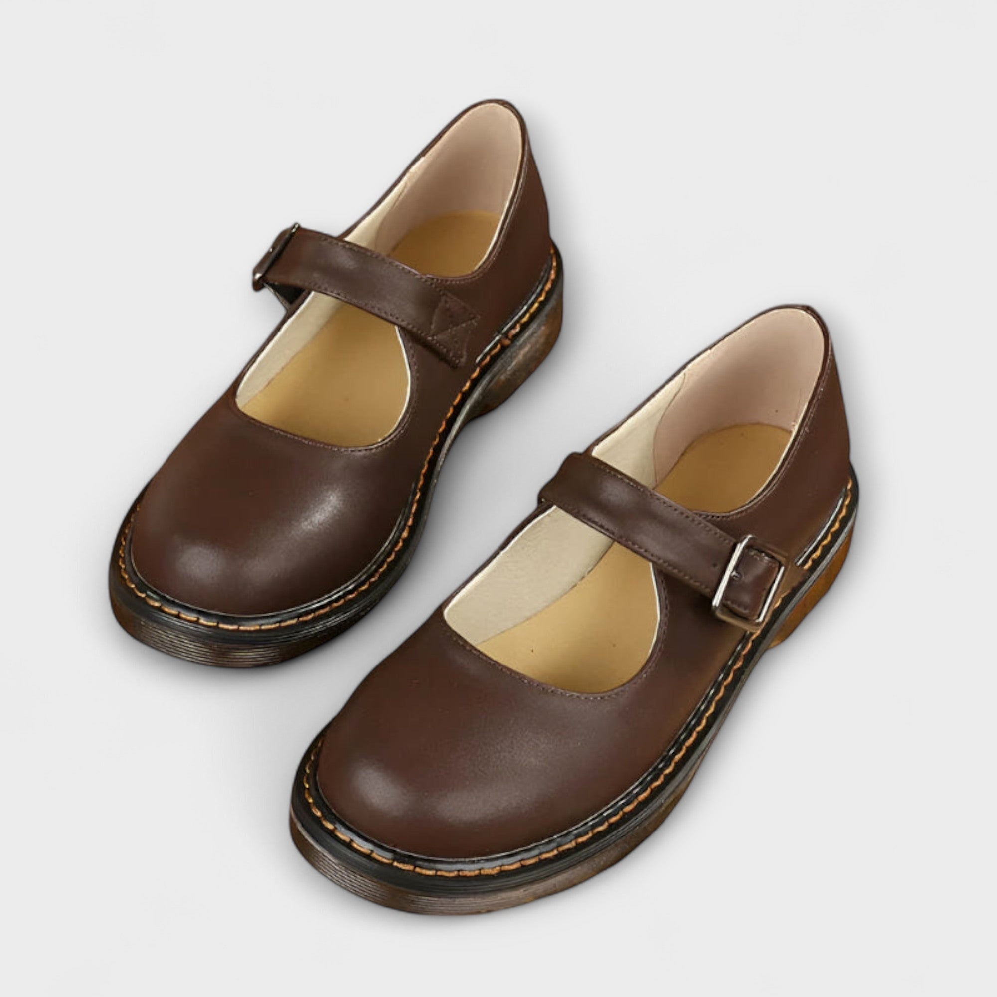 Damen flache Schuhe mit Schnallenriemen – vielseitig für Alltag und Freizeit | Julia