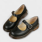 Damen flache Schuhe mit Schnallenriemen – vielseitig für Alltag und Freizeit | Julia