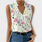 Damen Bluse V-Ausschnitt – leichter Sommerlook für jeden Tag | Elizabeth