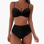 Damen Bikini-Set High Waist mit verstellbaren Trägern – für Strand & Pool | Minna
