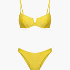 Damen Bikini-Set Push-up gepolstert – Brazilian-Cut Low-Rise-Höschen für Strand & Pool | Adel