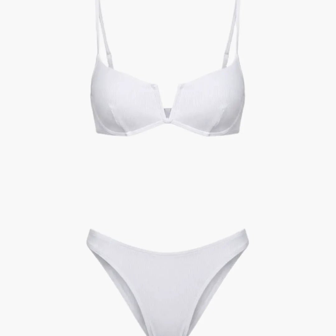 Damen Bikini-Set Push-up gepolstert – Brazilian-Cut Low-Rise-Höschen für Strand & Pool | Adel