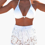 Damen Bikini-Set Bandeau mit Schnür-Shorts – lässig-feminin für den Strand | Riva