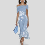 Damen Midikleid mit Musterprint fließend – elegante Passform für Alltag und besondere Anlässe | Bea
