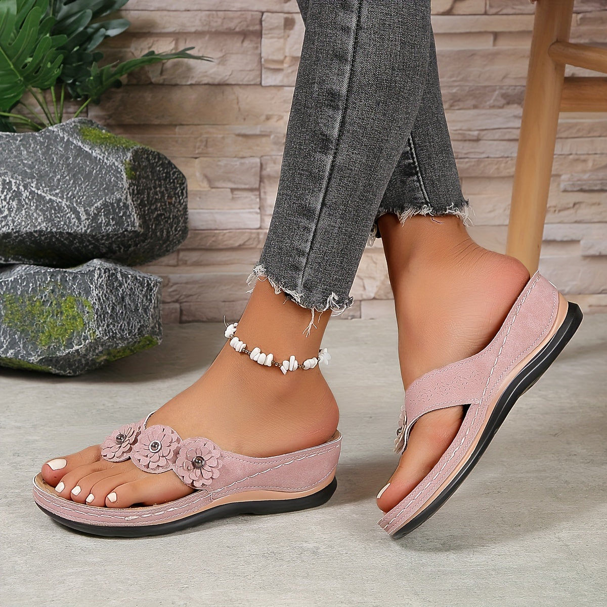 Damen Orthopädische Sandalen mit Fußbett zum Hineinschlüpfen – leichter Komfort für den Alltag | Ophelia