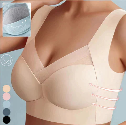 Women's Wireless Bra – Full Coverage, Pull-On, Breathable All-Day Comfort | Ava