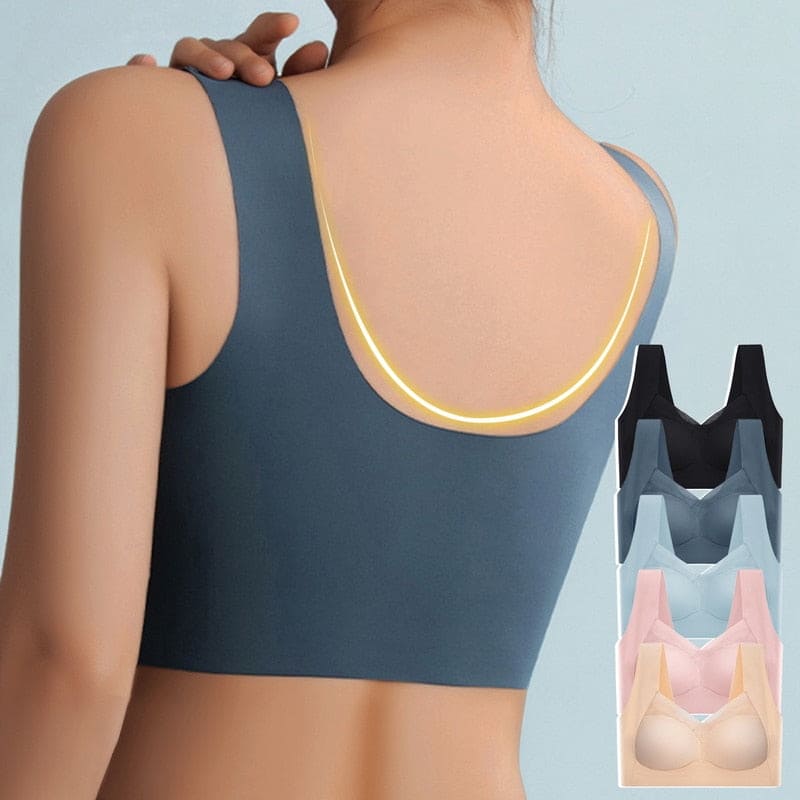Women's Wireless Bra – Full Coverage, Pull-On, Breathable All-Day Comfort | Ava