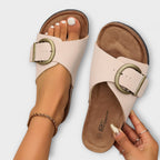 Women's Comfort Sandals Cushioned Footbed – Vintage Style for Everyday Summer | Bridget