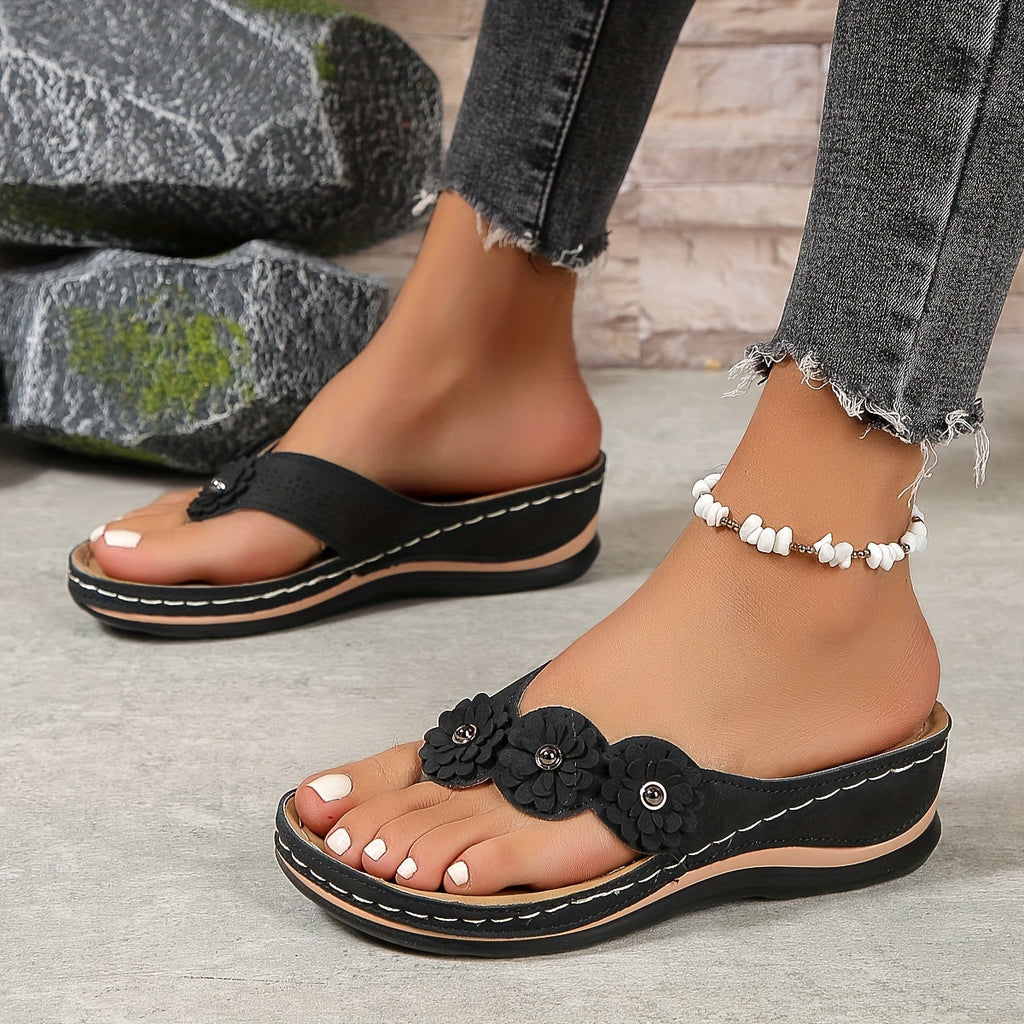 Damen Orthopädische Sandalen mit Fußbett zum Hineinschlüpfen – leichter Komfort für den Alltag | Ophelia