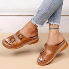 Damen Orthopädische Sandalen mit Fußbett verstellbare Riemen – leicht & bequem für Sommer & Alltag