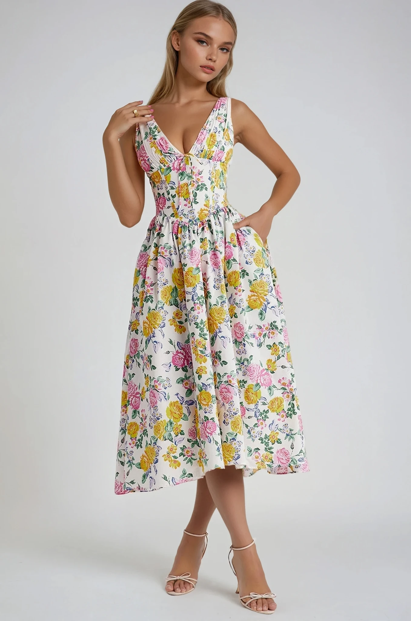 Damen Maxikleid fließend – mühelose Eleganz für Sommer & Alltag | Solveig