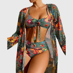 Damen Bikini-Set Neckholder V-Ausschnitt – gepolstert für Strand & Pool | Floria
