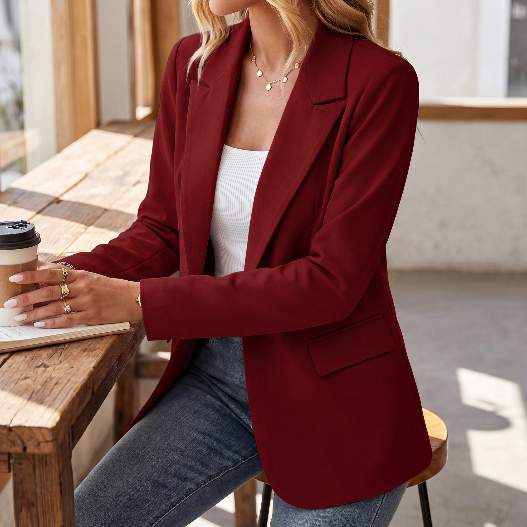 Damen Blazer Langarm – elegant Business Casual | Mae
