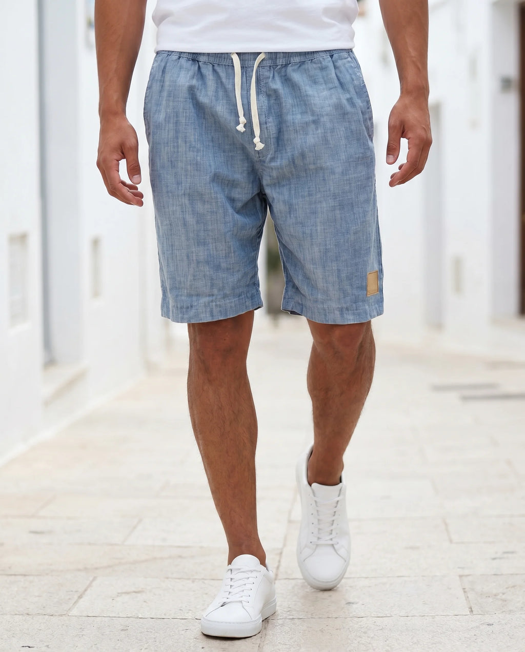 Men's Casual Summer Shorts – Lightweight with Elastic Waist | August