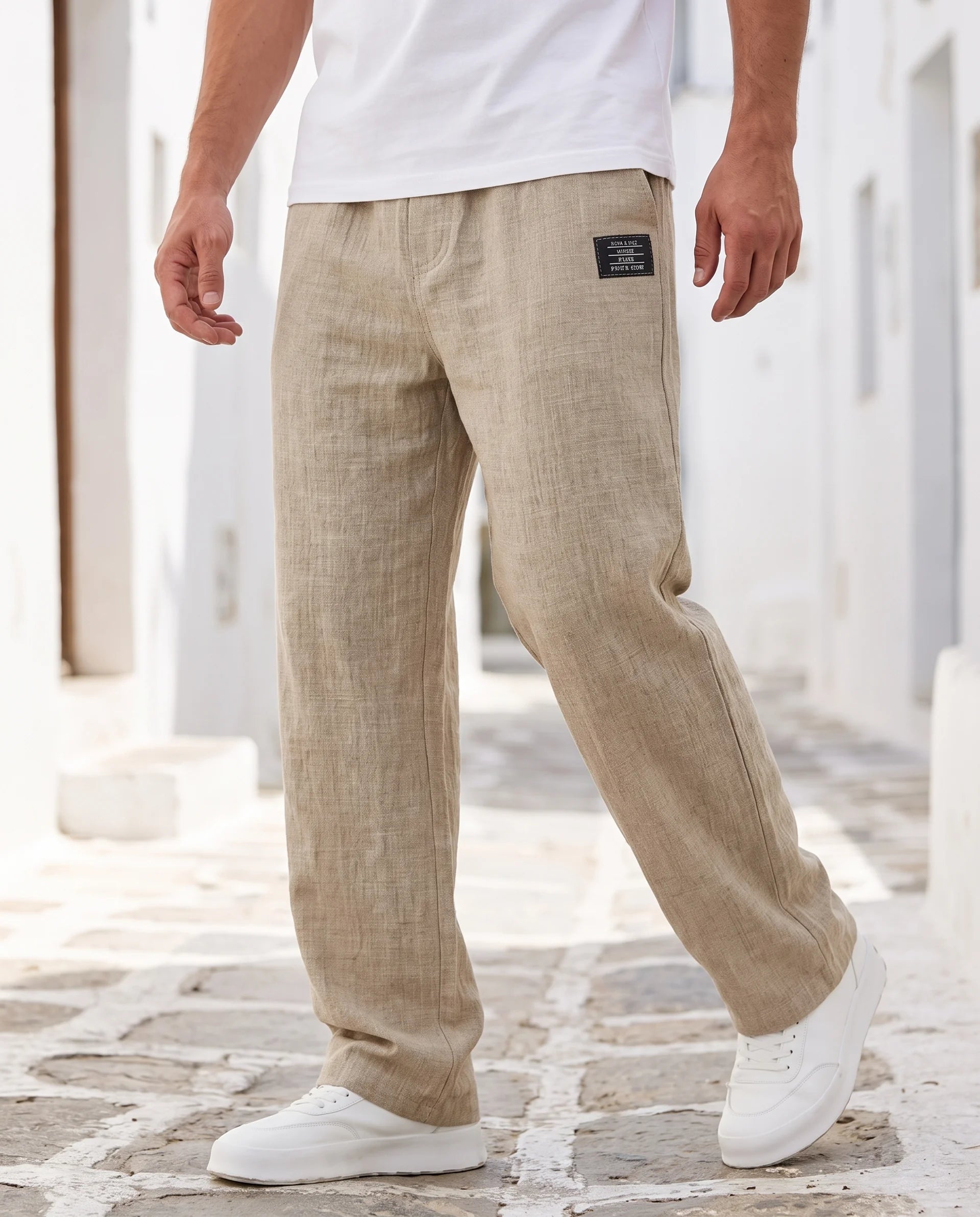 Herren Leinenhose – leicht & atmungsaktiv für den Sommer, lockere Passform | Dante