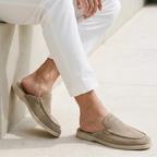 Men's mules with an open back and embroidered detail – Casual and comfortable for everyday wear | Levi