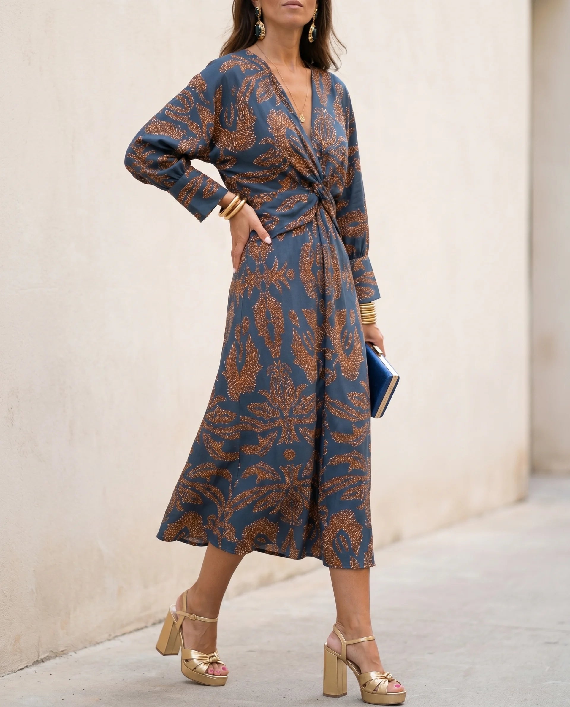 Women's A-Line Maxi Dress – Flowing & Elegant for Summer Weddings | Frieda
