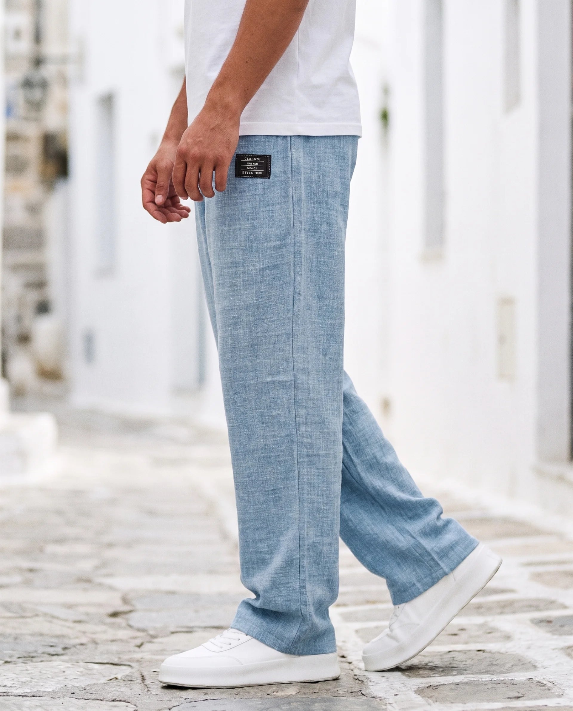 Herren Leinenhose – leicht & atmungsaktiv für den Sommer, lockere Passform | Dante